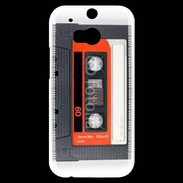 Coque HTC One M8s Vieille cassette de musique 25