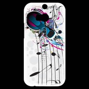 Coque HTC One M8s Notes et musiques 75