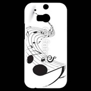Coque HTC One M8s Note de musique 75