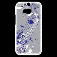 Coque HTC One M8s Note de musique 77