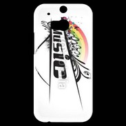 Coque HTC One M8s Thème musique 75