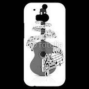 Coque HTC One M8s Guitare en dessin 90