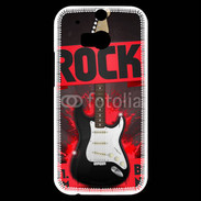 Coque HTC One M8s Festival de rock rouge