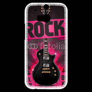 Coque HTC One M8s Festival de rock rose