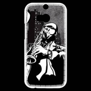 Coque HTC One M8s Saxophoniste en dessin 66