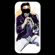 Coque HTC One M8s Trompettiste en dessin 65