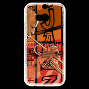 Coque HTC One M8s La vie en Jazz 50