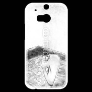 Coque HTC One M8s Illustration de femme arabe