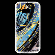 Coque HTC One M8s Horloge médiévale