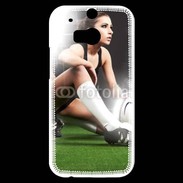 Coque HTC One M8s Rugby féminin