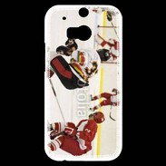 Coque HTC One M8s Joueur de Hockey sur glace