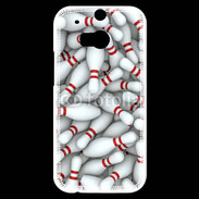 Coque HTC One M8s Quille de bowling en folie