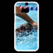 Coque HTC One M8s Nageur compétition