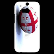 Coque HTC One M8s Ballon de rugby Georgie