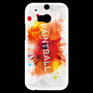 Coque HTC One M8s Paintball 1