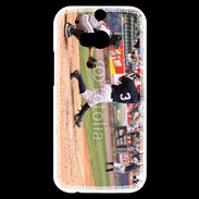 Coque HTC One M8s Batteur Baseball