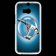 Coque HTC One M8s Chrome basketball