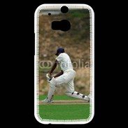 Coque HTC One M8s Joueur de cricket 2
