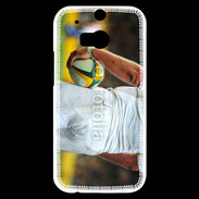 Coque HTC One M8s Rugbyman avec ballon