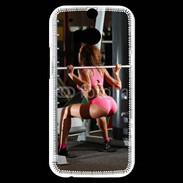 Coque HTC One M8s Musculation féminine 3