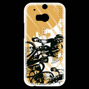 Coque HTC One M8s Illustration de cycliste 5