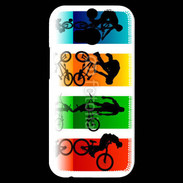 Coque HTC One M8s Figures en BMX 