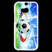 Coque HTC One M8s Soccer ball, national team flags