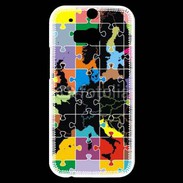 Coque HTC One M8s Puzzle de l'Europe