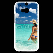 Coque HTC One M8s Plage sexy