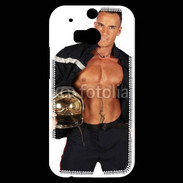 Coque HTC One M8s Pompier stripteaser