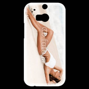 Coque HTC One M8s Sexy à la plage
