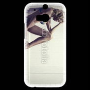 Coque HTC One M8s Femme sexy pensante en lingerie