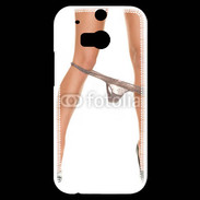 Coque HTC One M8s jambes talons aiguilles lingerie sexy