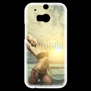 Coque HTC One M8s Femme sexy à la plage 10