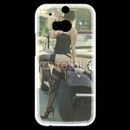 Coque HTC One M8s Femme rétro et sexy