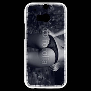 Coque HTC One M8s Belle fesse en noir et blanc 15