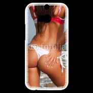 Coque HTC One M8s Femme de rêve à la plage