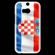 Coque HTC One M8s Drapeau Croatie