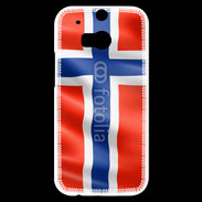 Coque HTC One M8s Drapeau Norvège