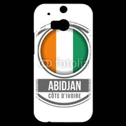 Coque HTC One M8s Logo Abidjan