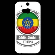 Coque HTC One M8s Logo Ethiopie