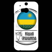 Coque HTC One M8s Logo Rwanda