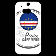 Coque HTC One M8s Logo Cap Vert
