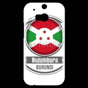 Coque HTC One M8s Logo Burundi