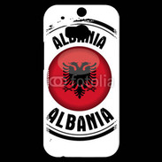 Coque HTC One M8s Logo Albanie