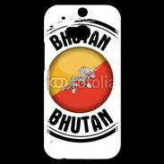 Coque HTC One M8s Logo Bhoutan