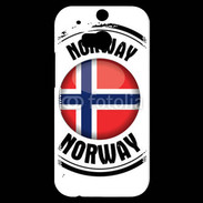 Coque HTC One M8s Logo Norvège