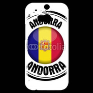 Coque HTC One M8s Logo Andorre