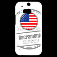 Coque HTC One M8s Logo Californie