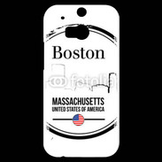 Coque HTC One M8s Logo Boston